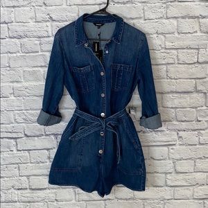 Women’s Express Jean Romper